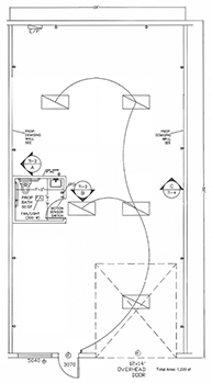 Floorplan for Unit #1605